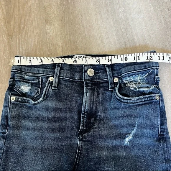AGOLDE Sophie High Rise Skinny Distressed Jeans - Picture 10 of 13